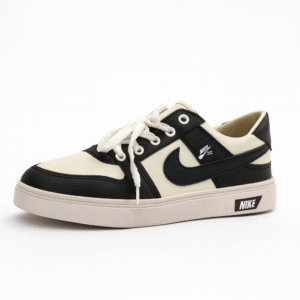Black & White Retro Casual Sneakers