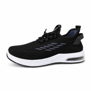 Men’s Black Knit Sneakers - Lightweight Shoes
